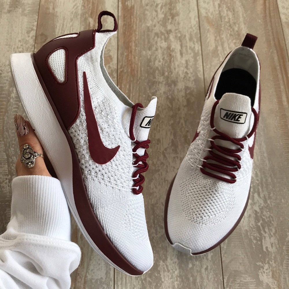 NWT Nike ID Air Zoom Mariah Flyknit maroon - Picture 2 of 8